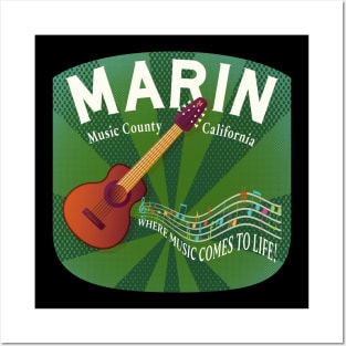 Marin County Music Posters and Art